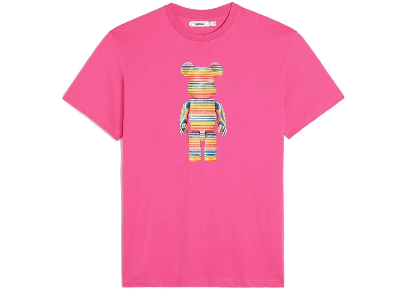 Pangaia x Haroshi x Medicom Toy Recycling Tee Pink