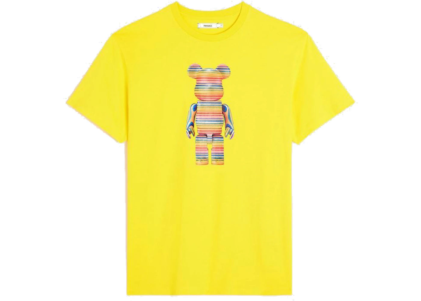 Pangaia x Haroshi x Medicom Toy Recycling Tee Yellow