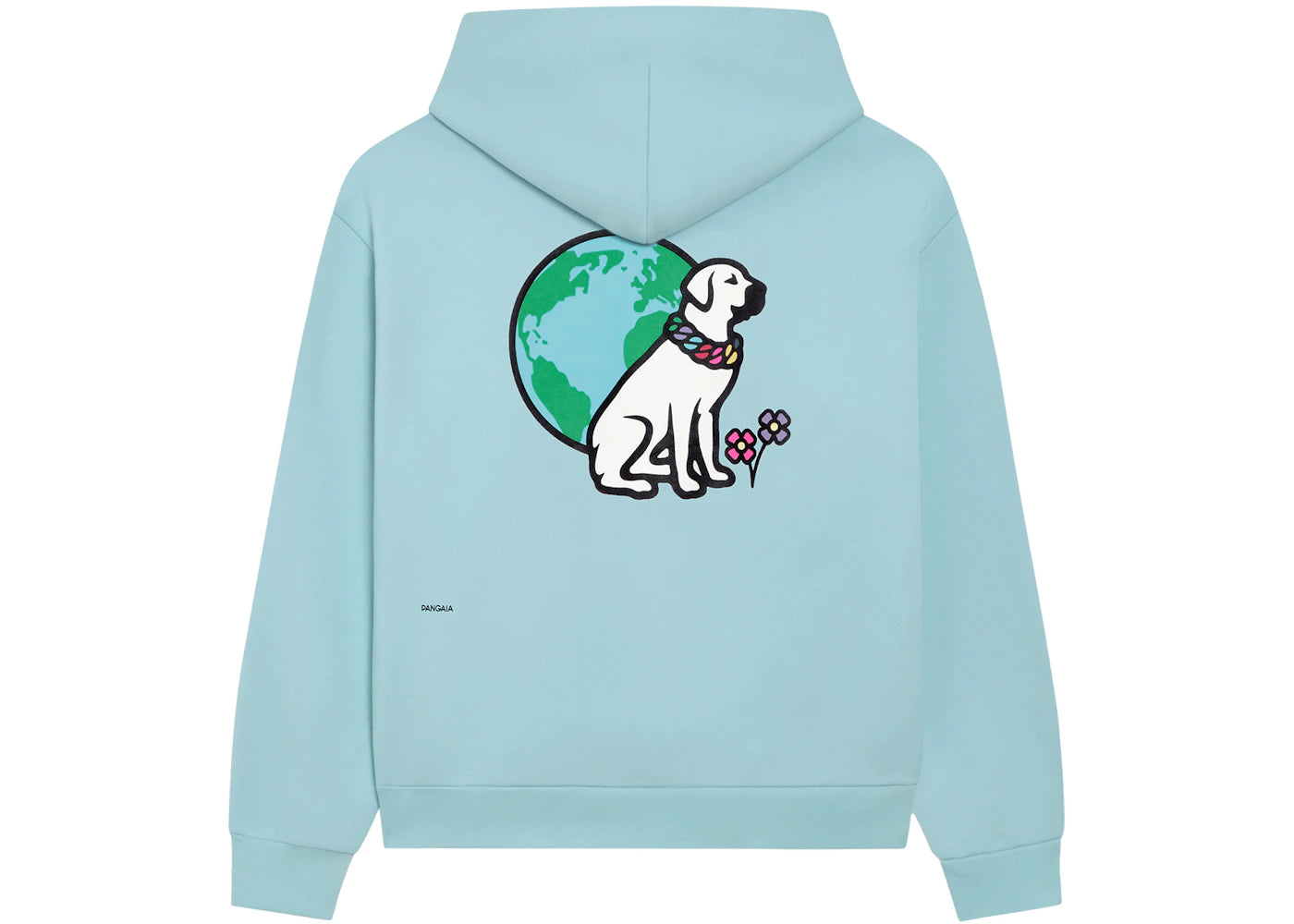 Pangaia x Victor Victor Sitting Dog Crewneck Hoodie Celestial Blue