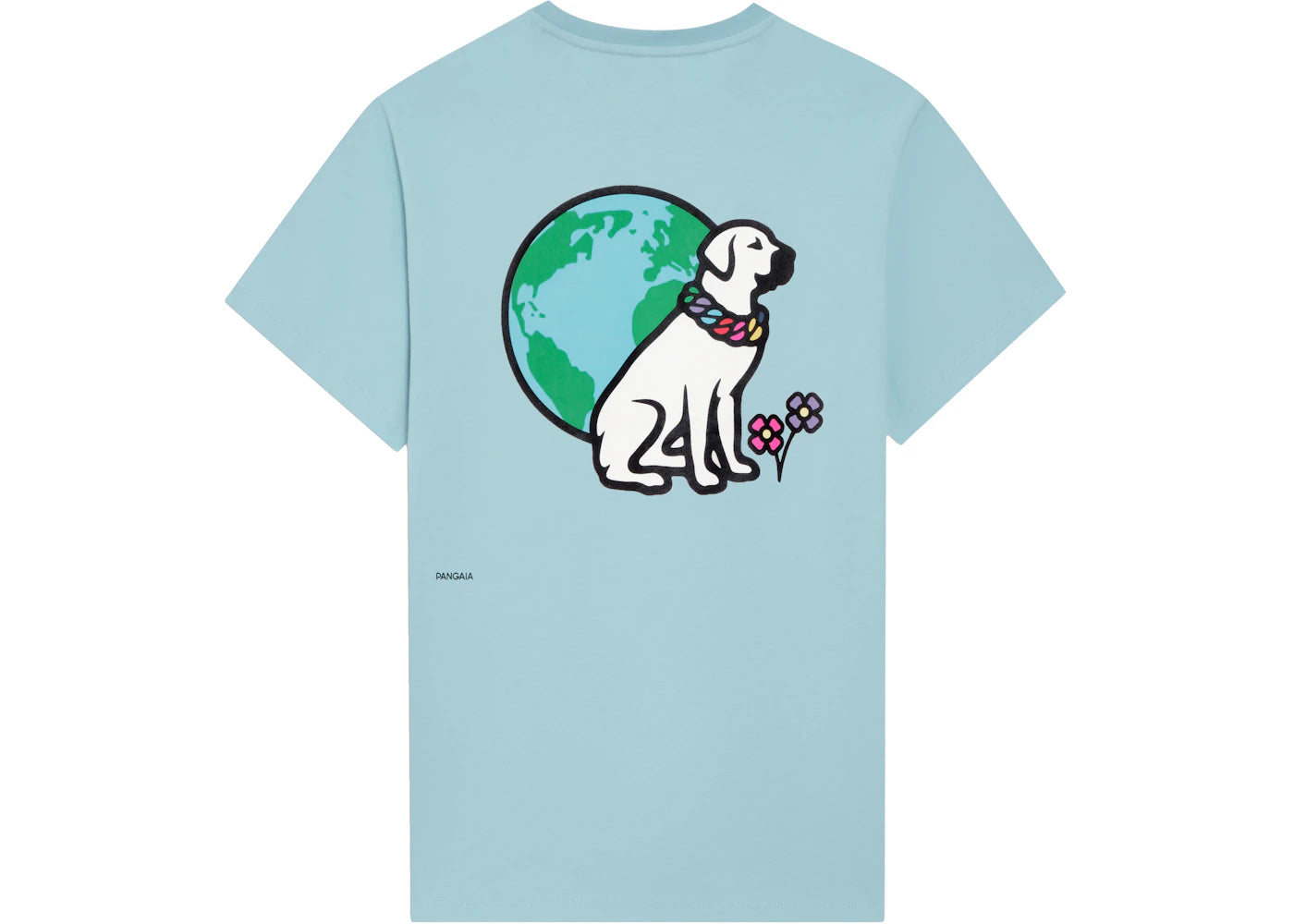 Pangaia x Victor Victor Sitting Dog T-Shirt Celestial Blue