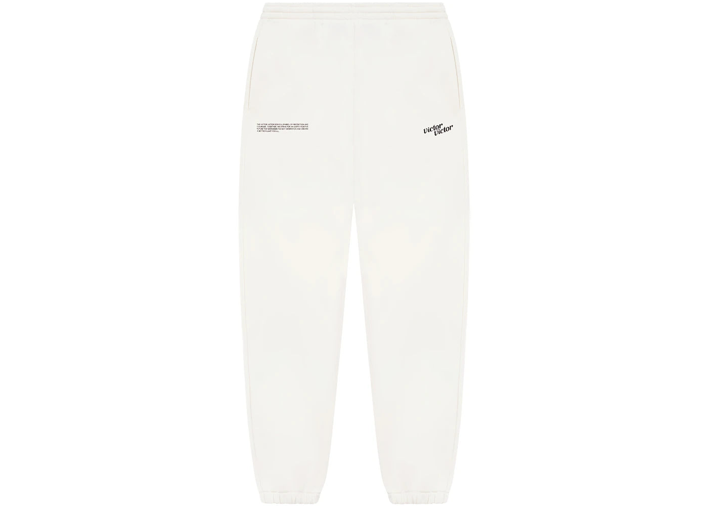 Pangaia x Victor Victor Track Pants Off White