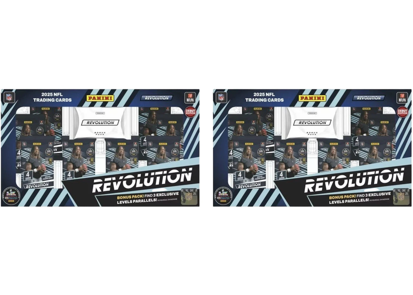 Panini Revolution Football Box 2x Lot (Sam's Club Exclusive)