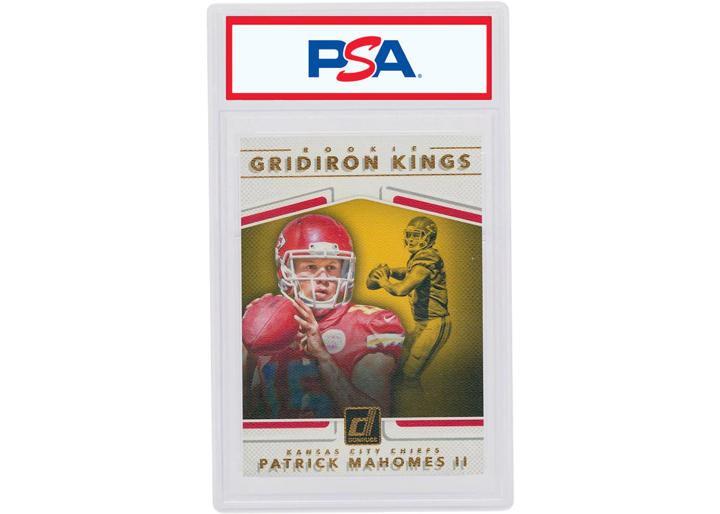 Patrick Mahomes 2017 Panini Donruss Gridiron Kings Rookie #2 (PSA or BGS Graded)