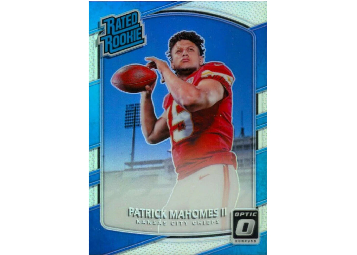 Patrick Mahomes 2017 Panini Donruss Optic Rookie Holo #177 (Ungraded)
