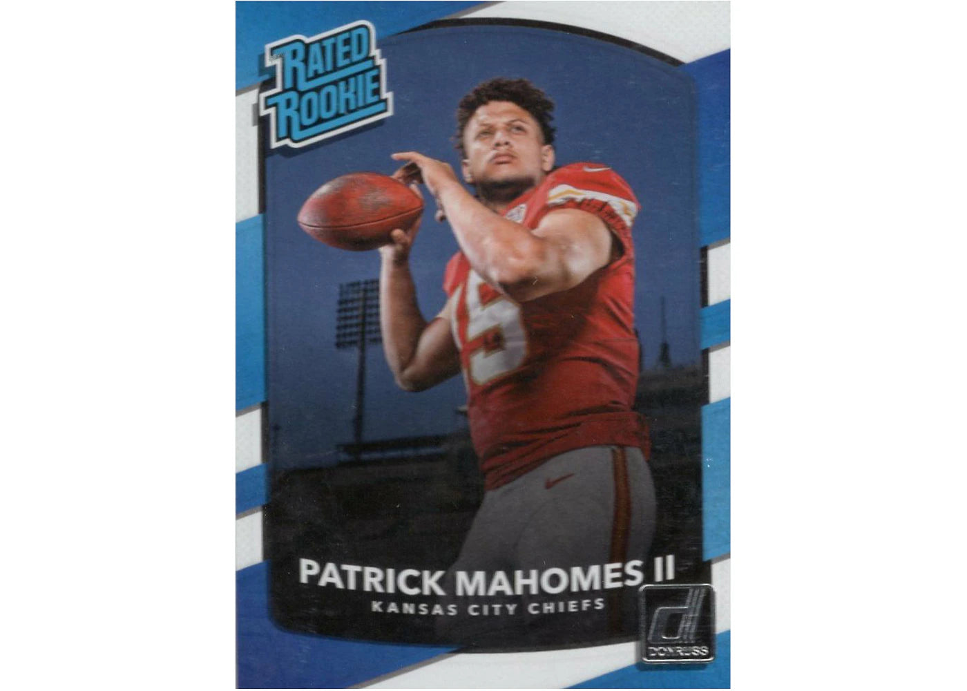 Patrick Mahomes 2017 Panini Donruss Rookie #327 (Ungraded)