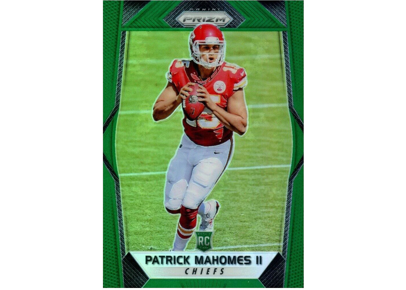 Patrick Mahomes 2017 Panini Prizm Rookie Green #269 (Ungraded)