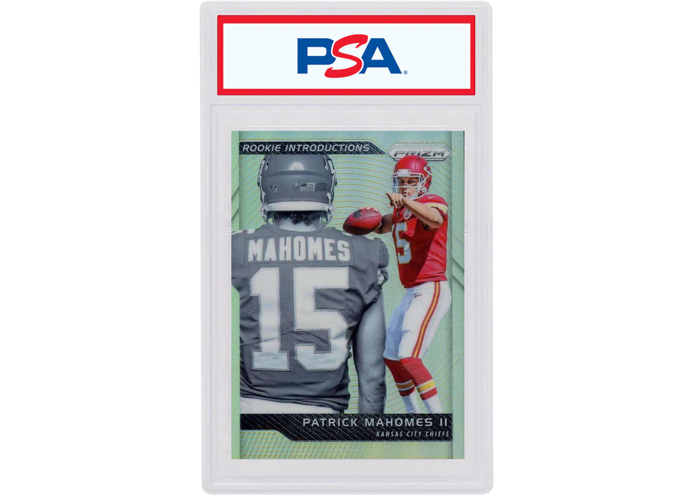 Patrick Mahomes 2017 Panini Prizm Rookie Introductions #2 (PSA or BGS Graded)