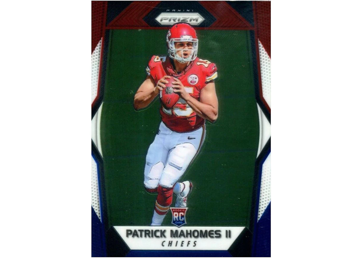Patrick Mahomes 2017 Panini Prizm Rookie Red/White/Blue #269 (Ungraded)