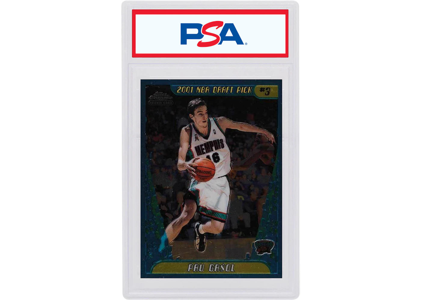 Pau Gasol 2001 Topps Chrome Rookie #131 (PSA or BGS Graded)