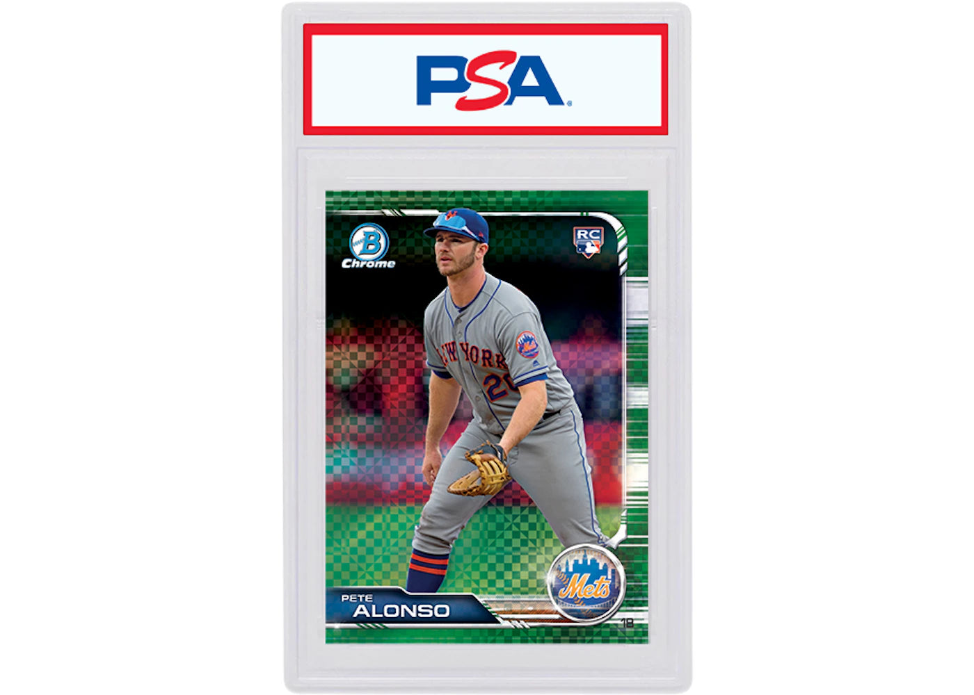 Pete Alonso 2019 Bowman Chrome X Rookie Green X-Fractor /31 #48 (PSA or BGS Graded)