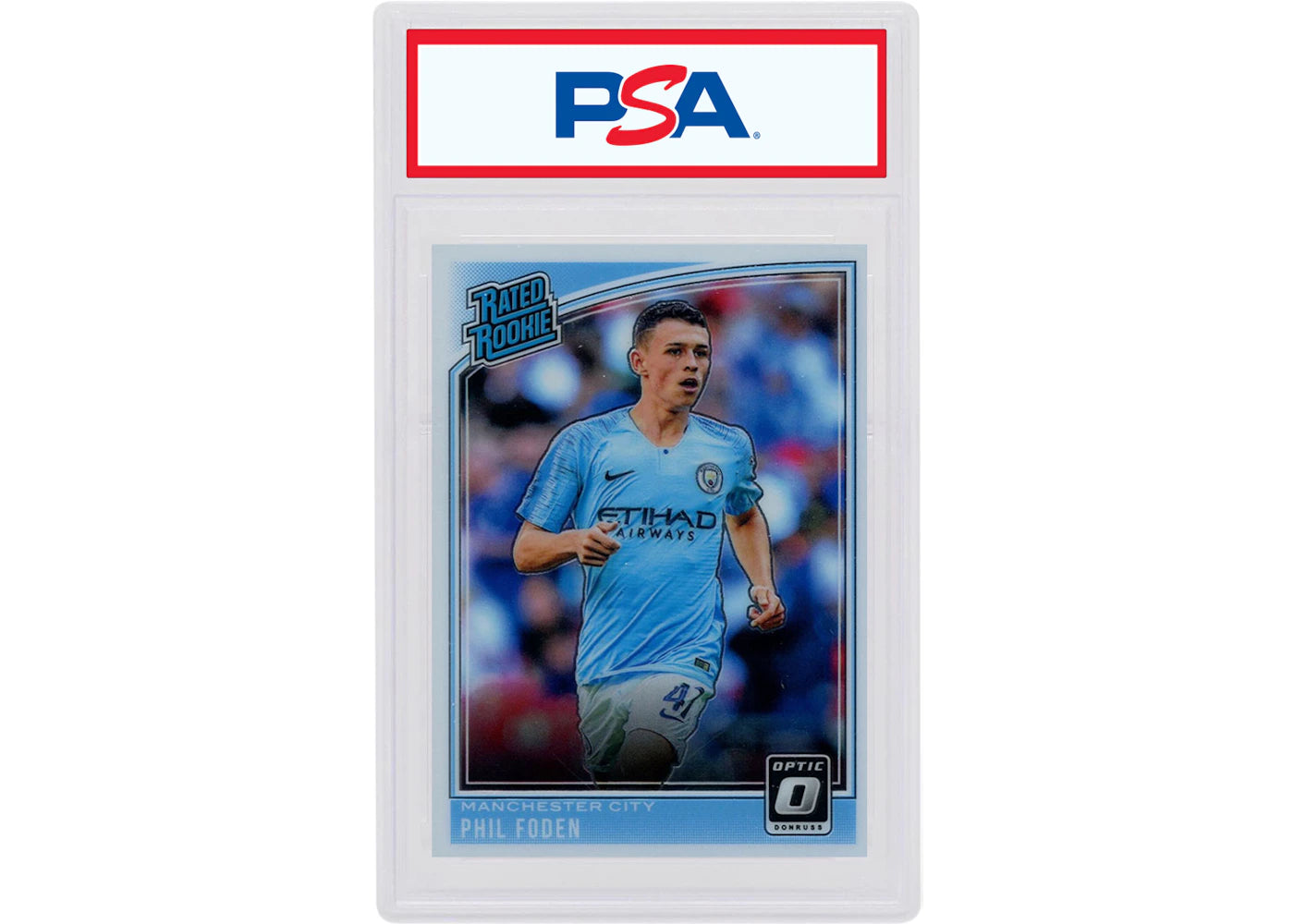 Phil Foden 2018 Donruss Soccer Rated Rookie Optic #179 (PSA or BGS Graded)