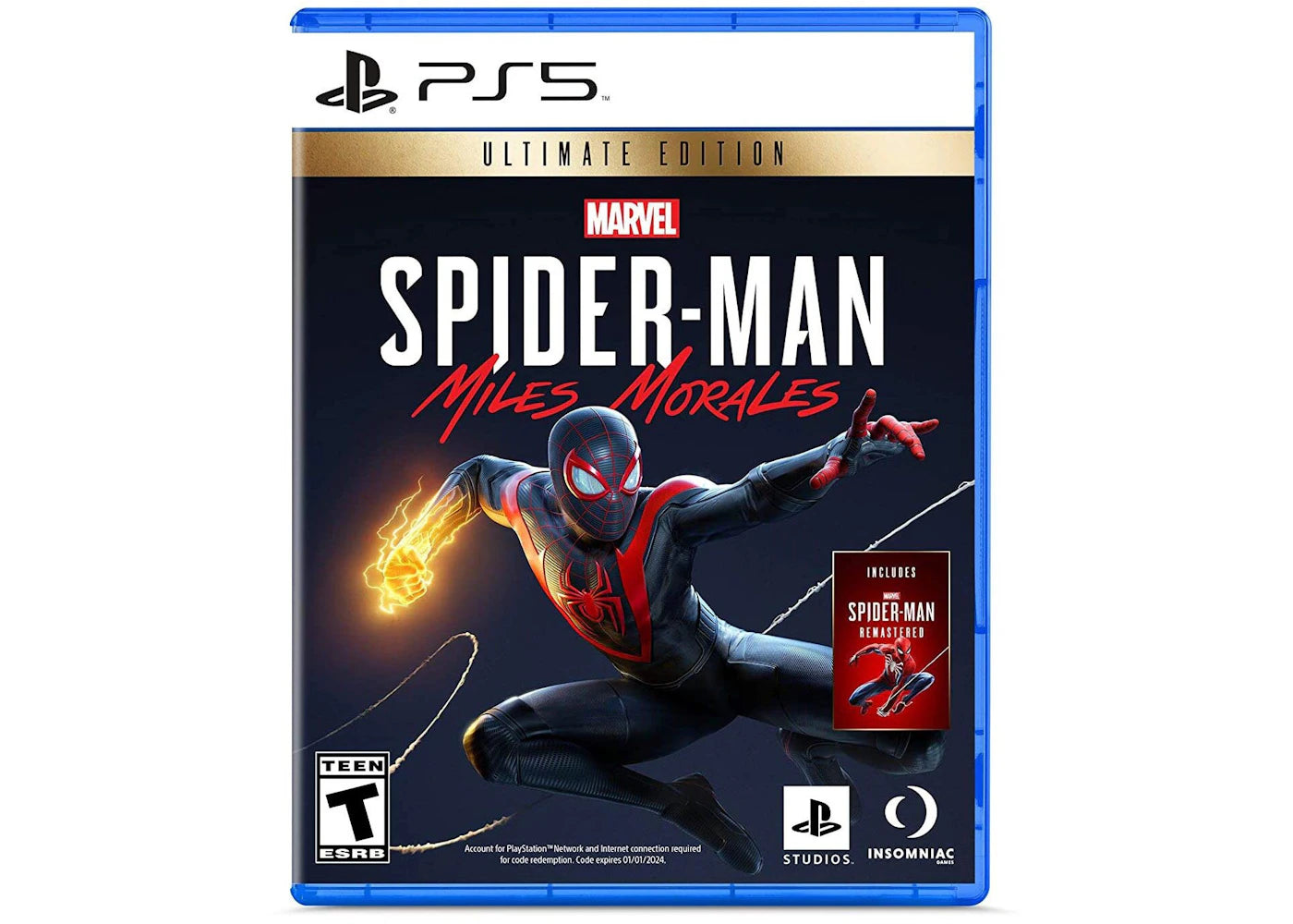 Playstation PS5 Marvel Spider-Man Miles Morales Ultimate Edition Video Game
