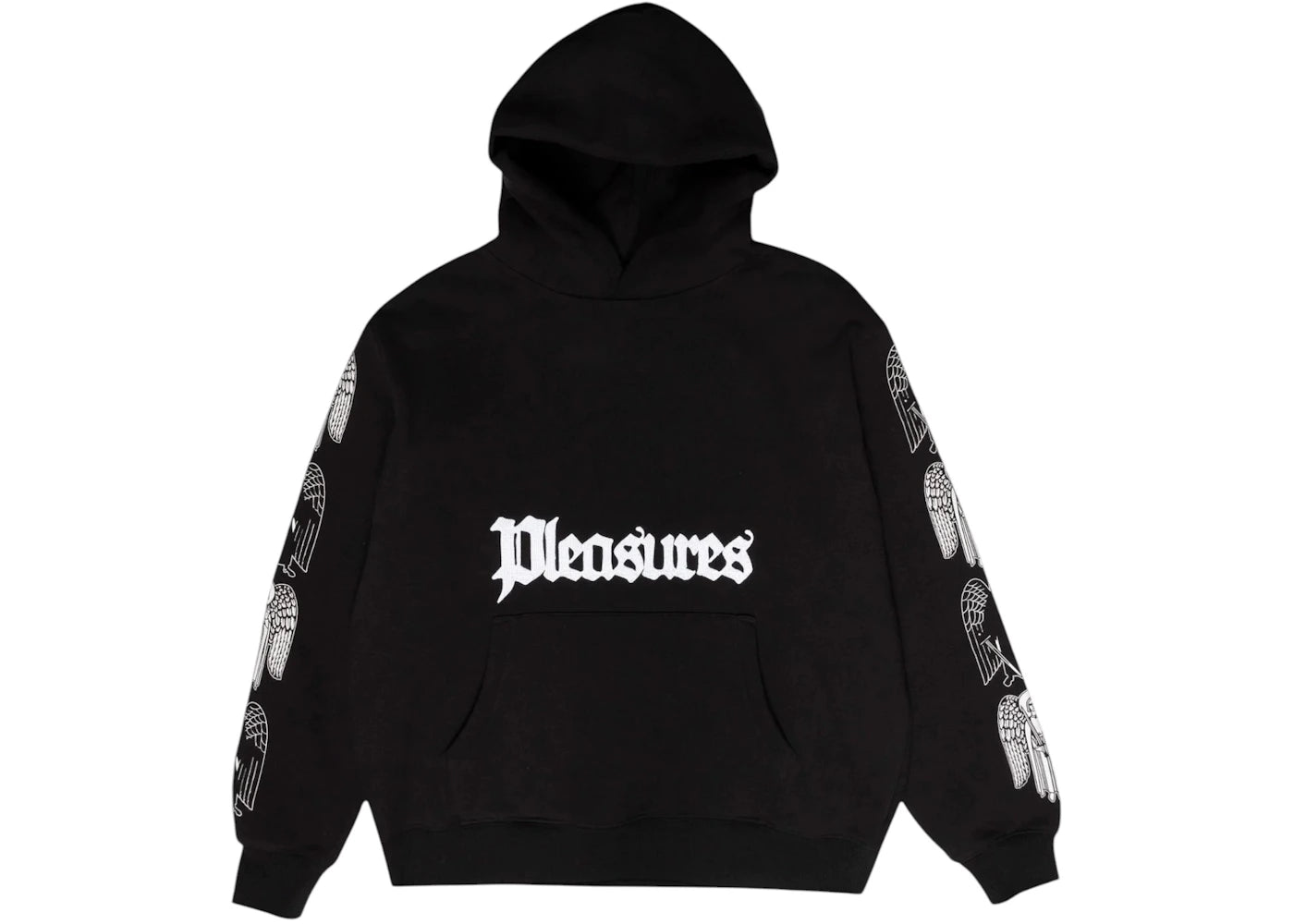 Pleasures Angel Demon Hoodie Black