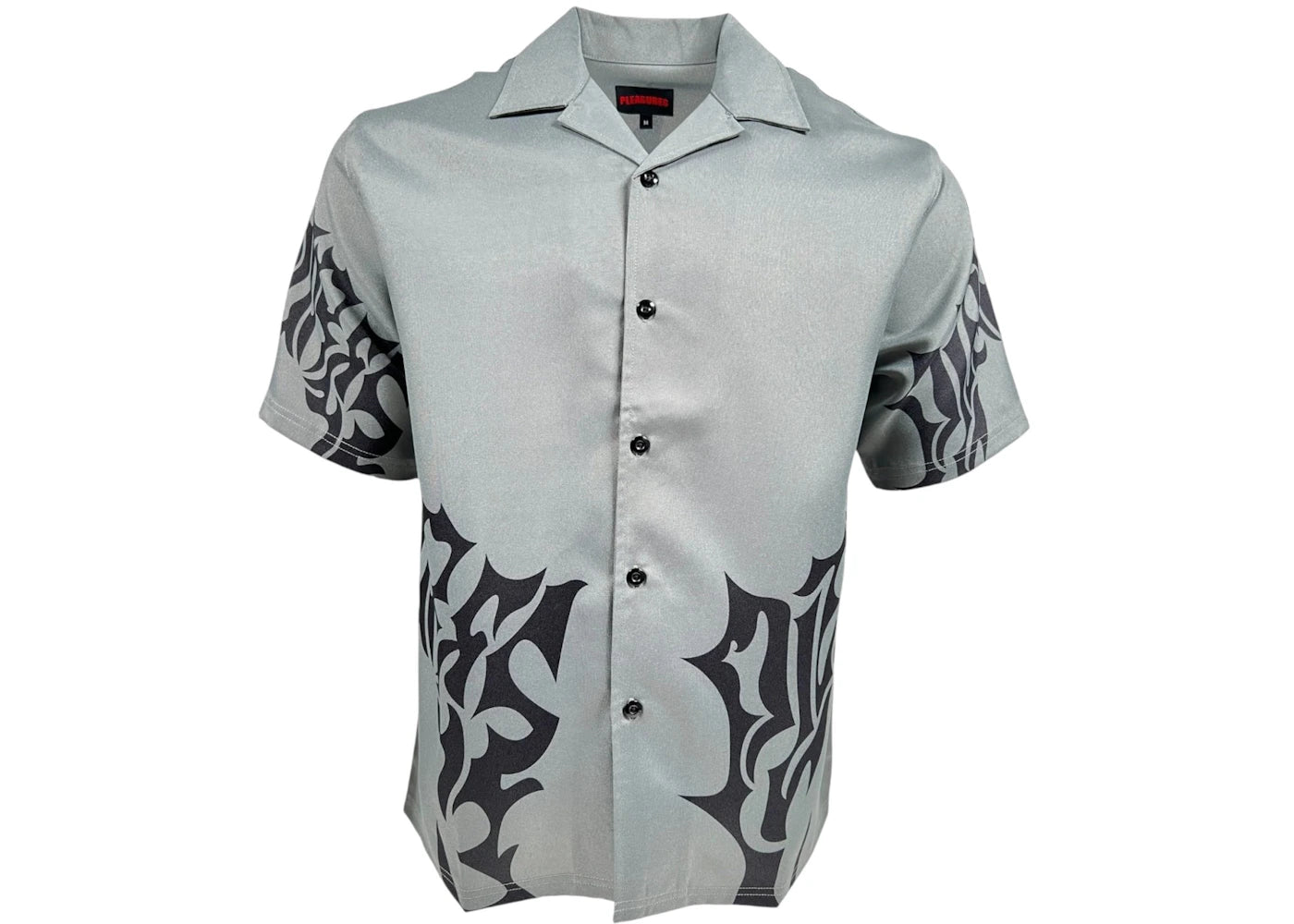 Pleasures Bio Button Down Shirt Grey