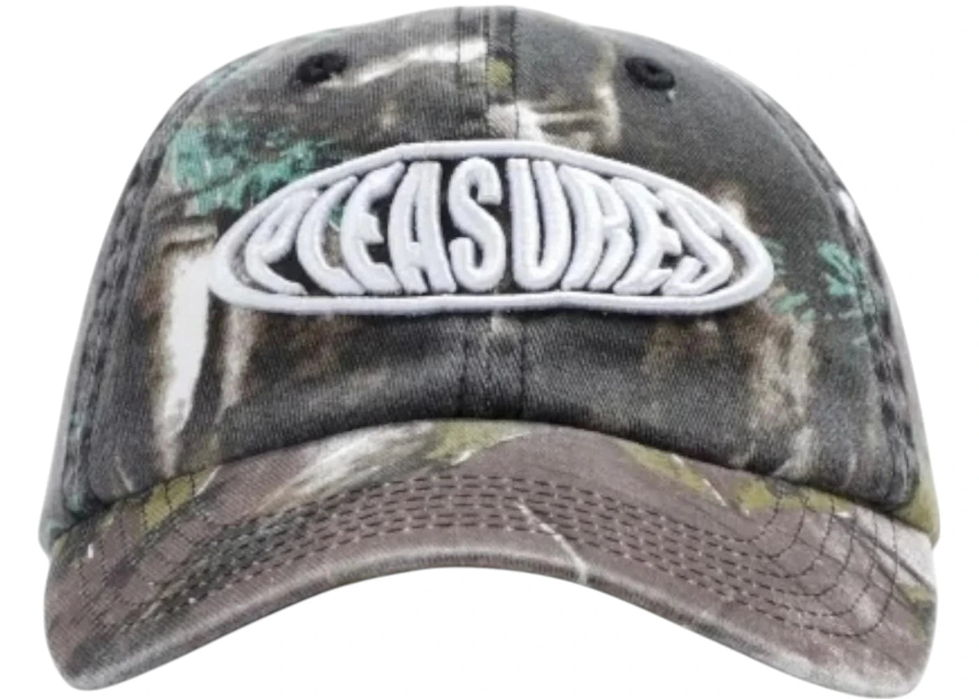 Pleasures Bubble Logo Polo Cap Camo