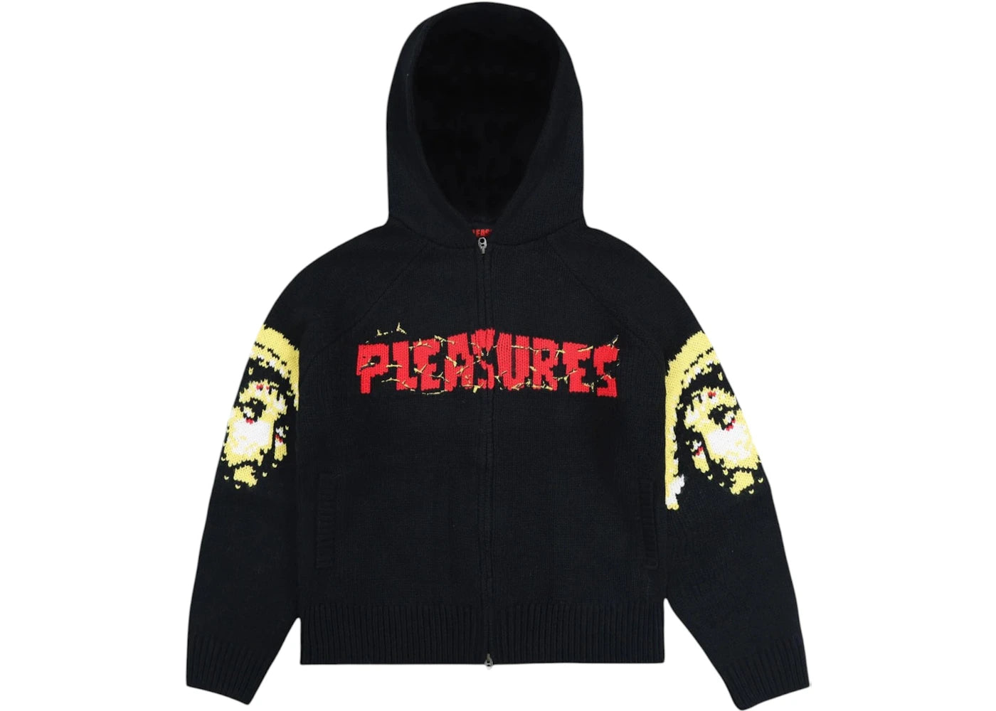Pleasures Chosen Knitted Hoodie Black