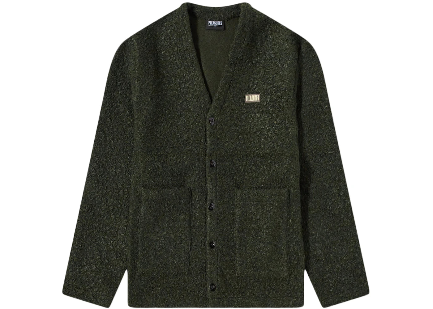 Pleasures Creation Cardigan Sweater Green