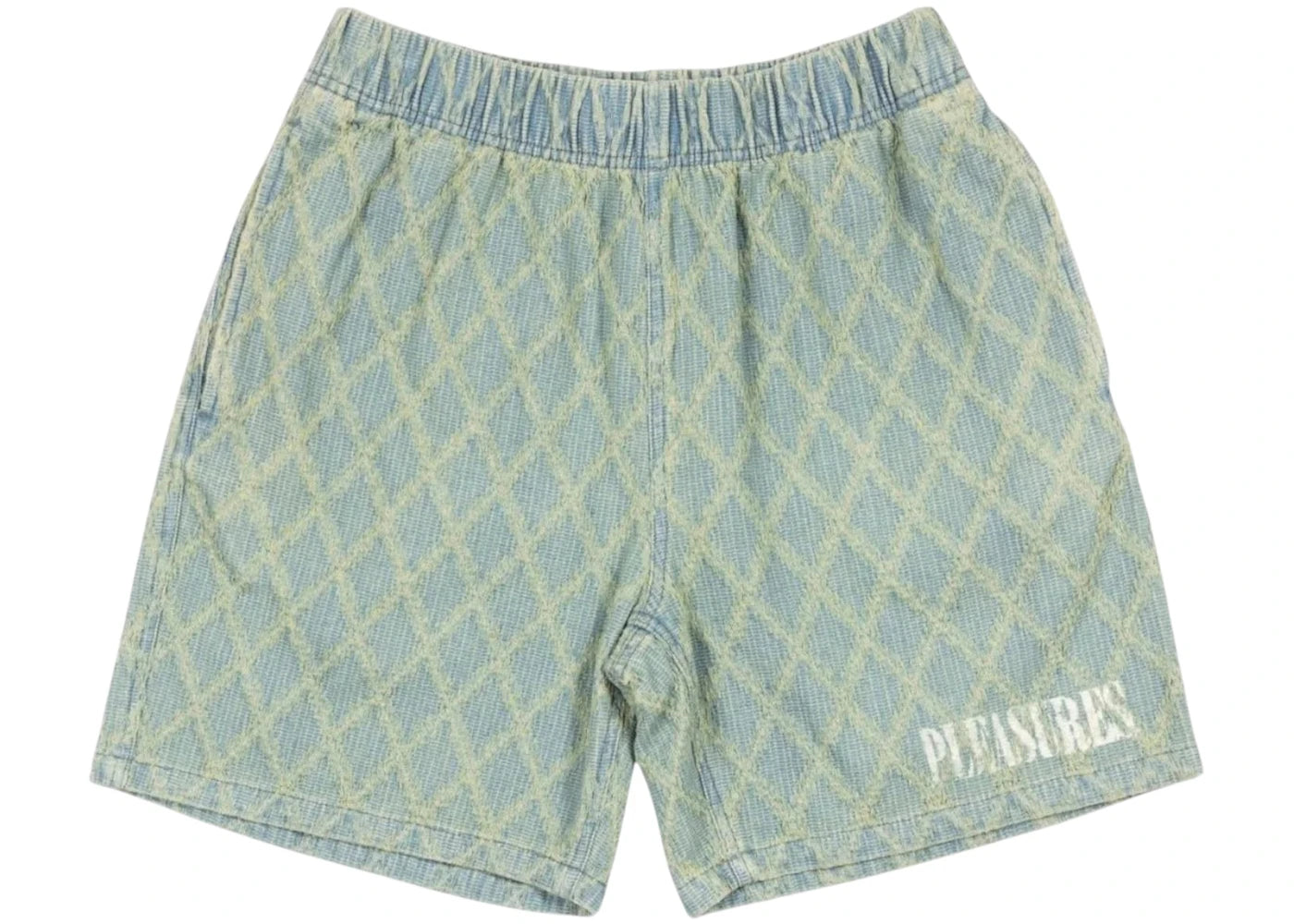 Pleasures Diamond Jacquard Shorts Indigo