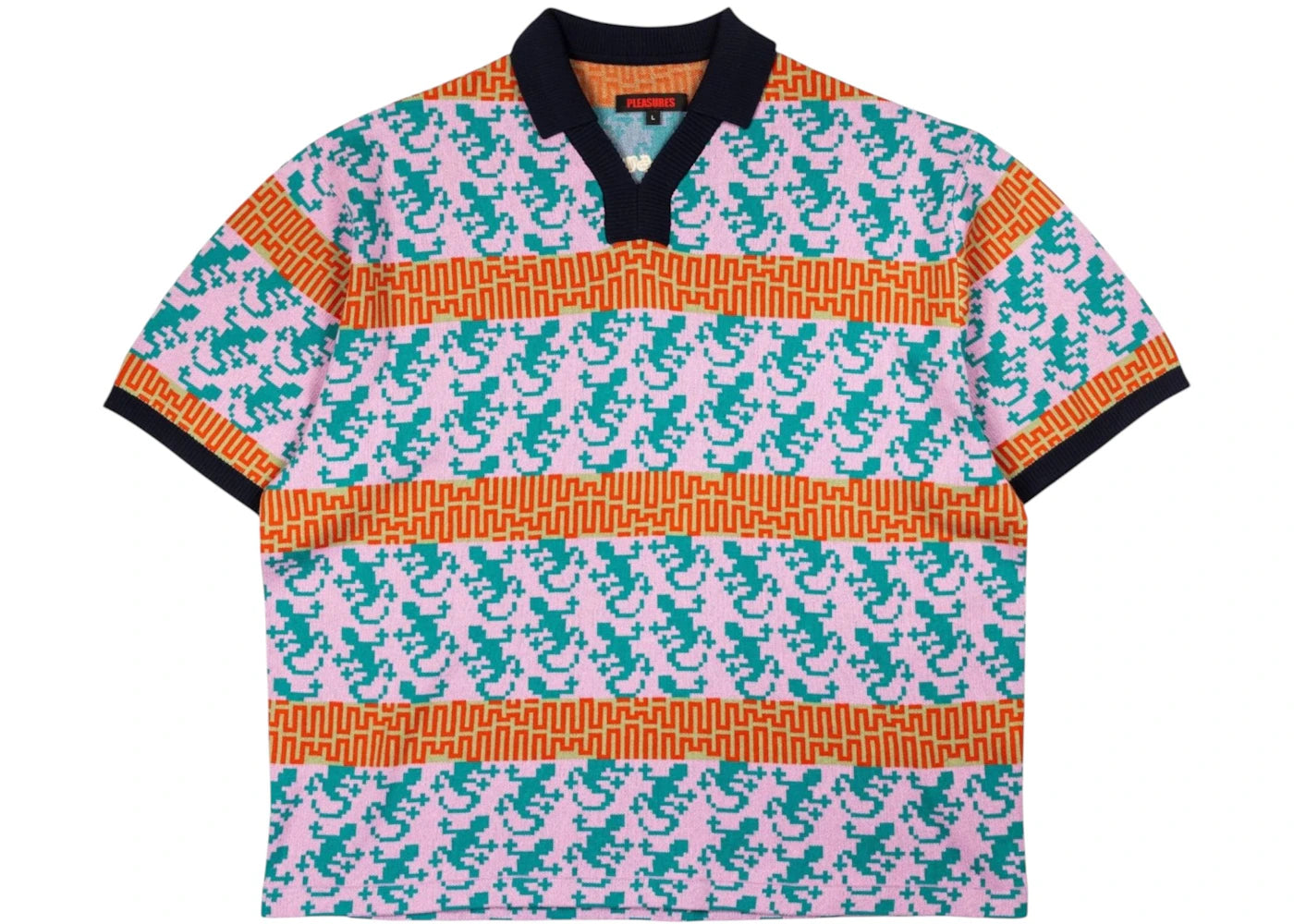 Pleasures Gecko Jacquard Polo Multi