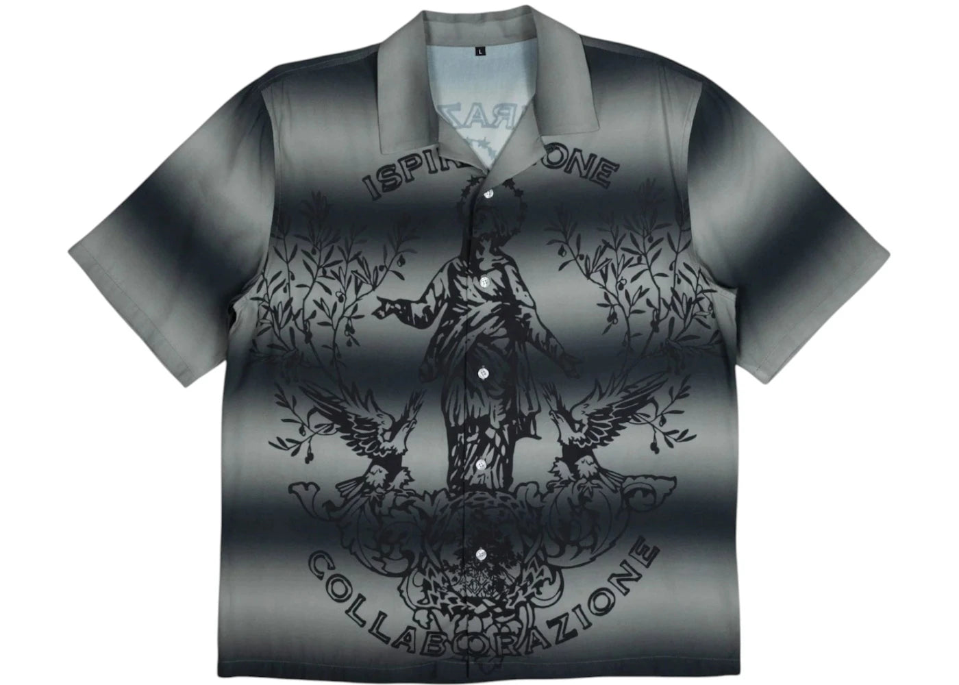 Pleasures Giovanni Button Up Shirt Silver
