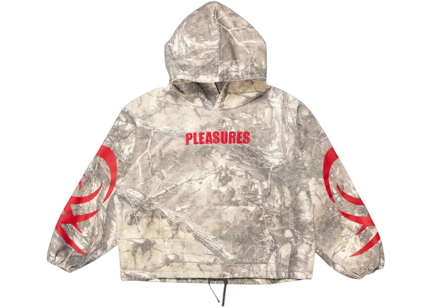 Pleasures Hunt Canvas Poncho Hoodie Camo