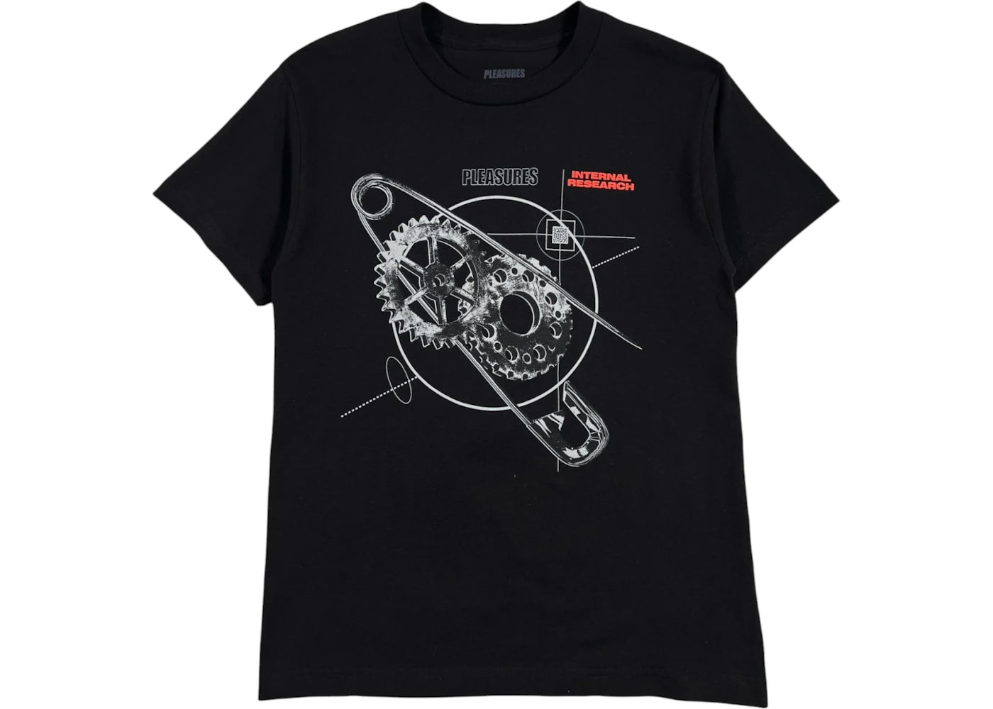 Pleasures Internal Research T-Shirt Black