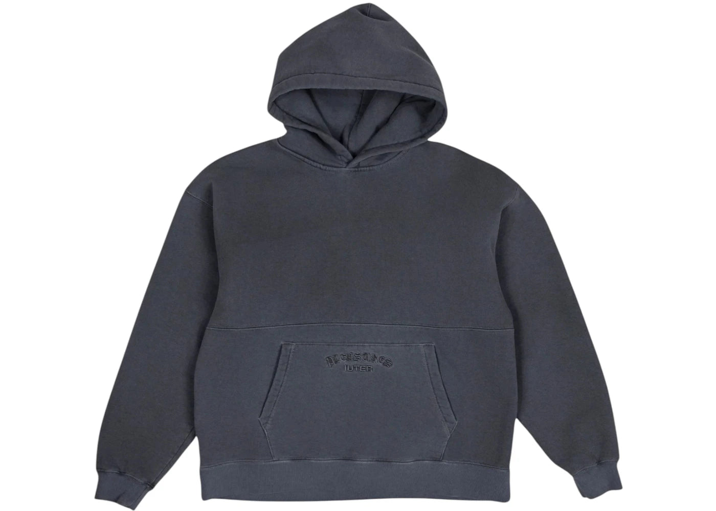 Pleasures Marco Hoodie Charcoal