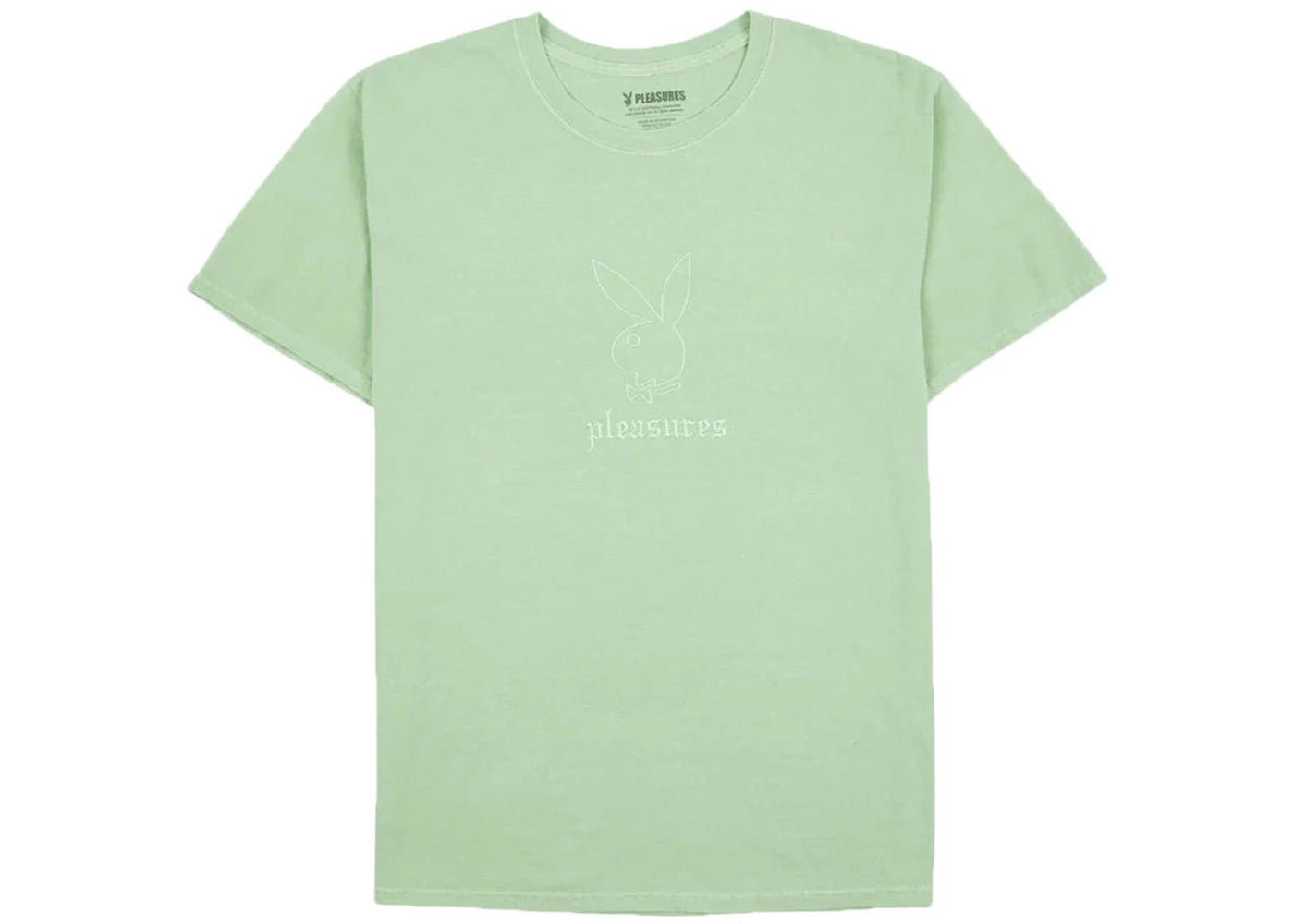Pleasures x Playboy Entertainment Pigment Dye T-Shirt Green