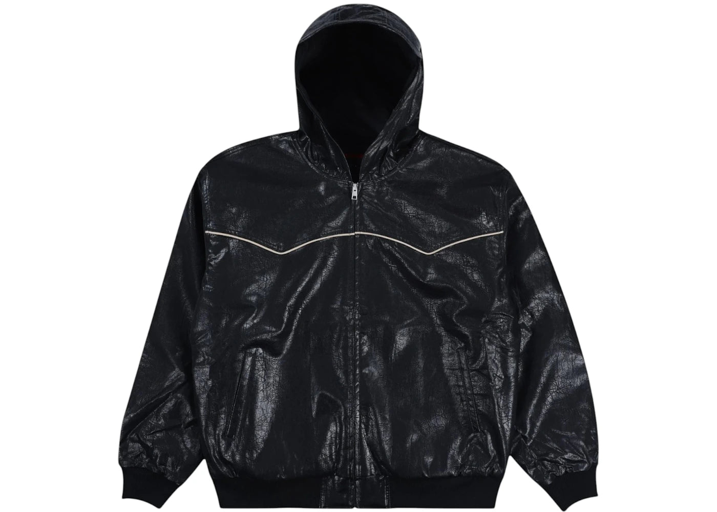 Pleasures Revenge Hooded Work Jacket Black