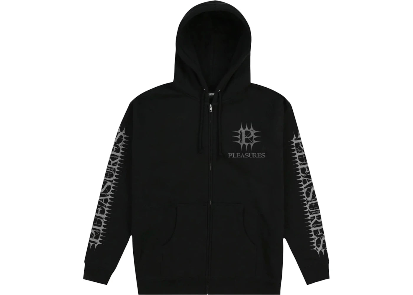 Pleasures Spike Zip Hoodie Black