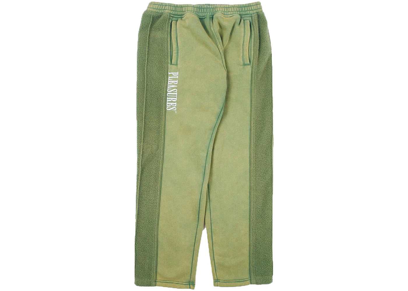 Pleasures Tapeworm Washed Sweatpants Green
