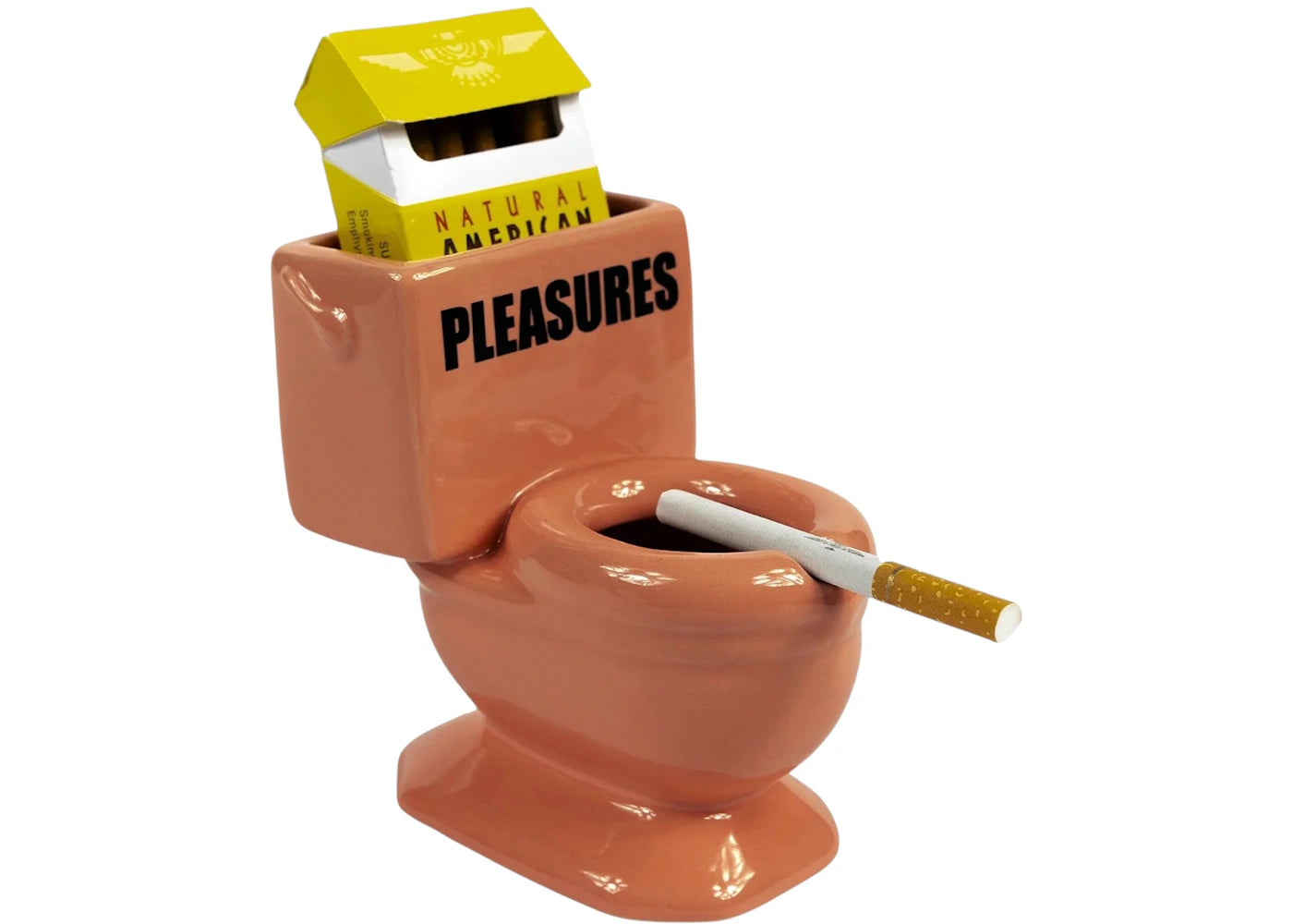 Pleasures Toilet Ashtray Pink