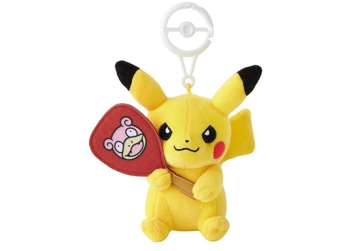 Pokemon Center Pikachu Slowpoke Fan Kagawa Keychain Plush