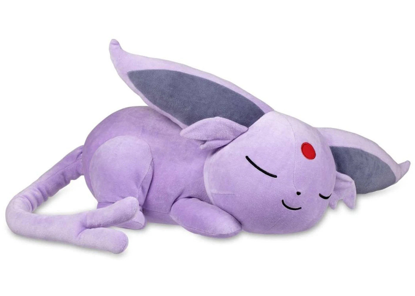 Pokemon Center Sleeping Espeon Poké Plush 17.5 IN