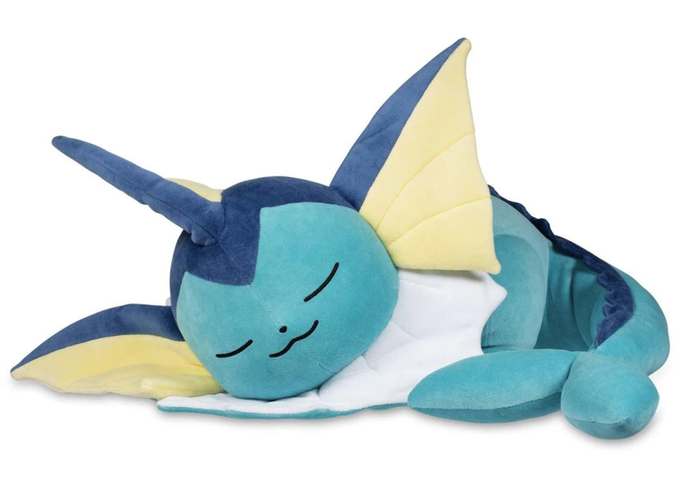 Pokemon Center Sleeping Vaporeon Poké Plush 21 IN