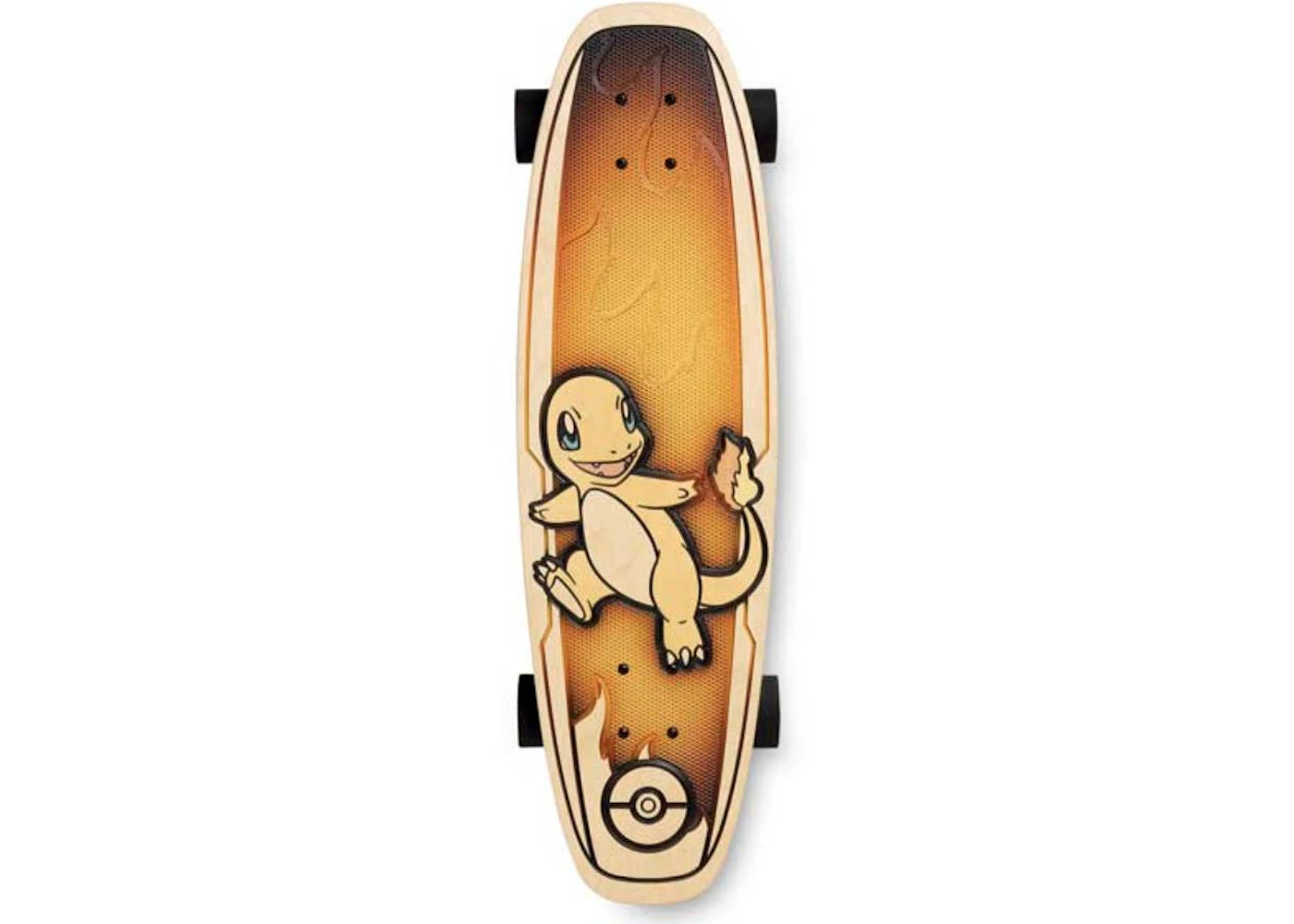 Pokemon x Bear Walker:Charmander Skateboard Deck
