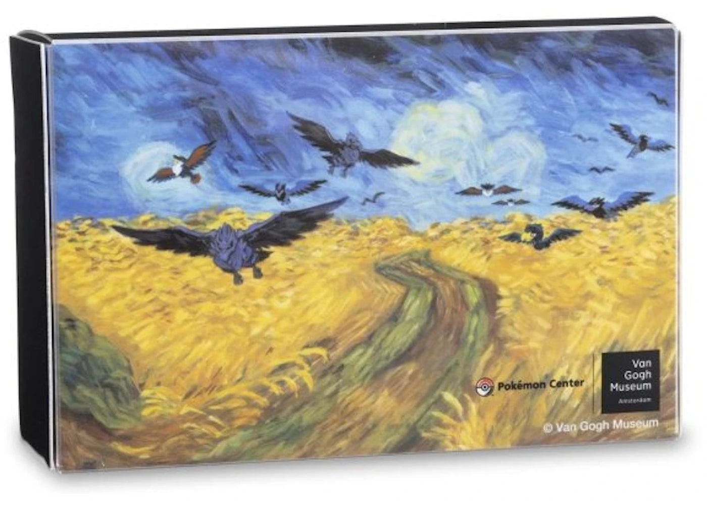 Pokemon Center x Van Gogh Museum: Corviknight Inspired by Wheatfield with Crows Double Deck Box