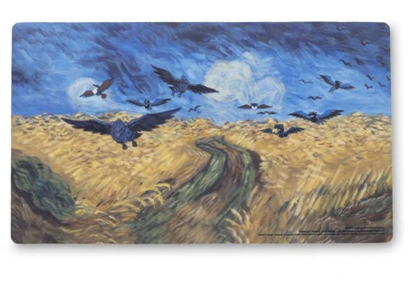 Pokemon Center x Van Gogh Museum: Corviknight Inspired by Wheatfield with Crows Playmat