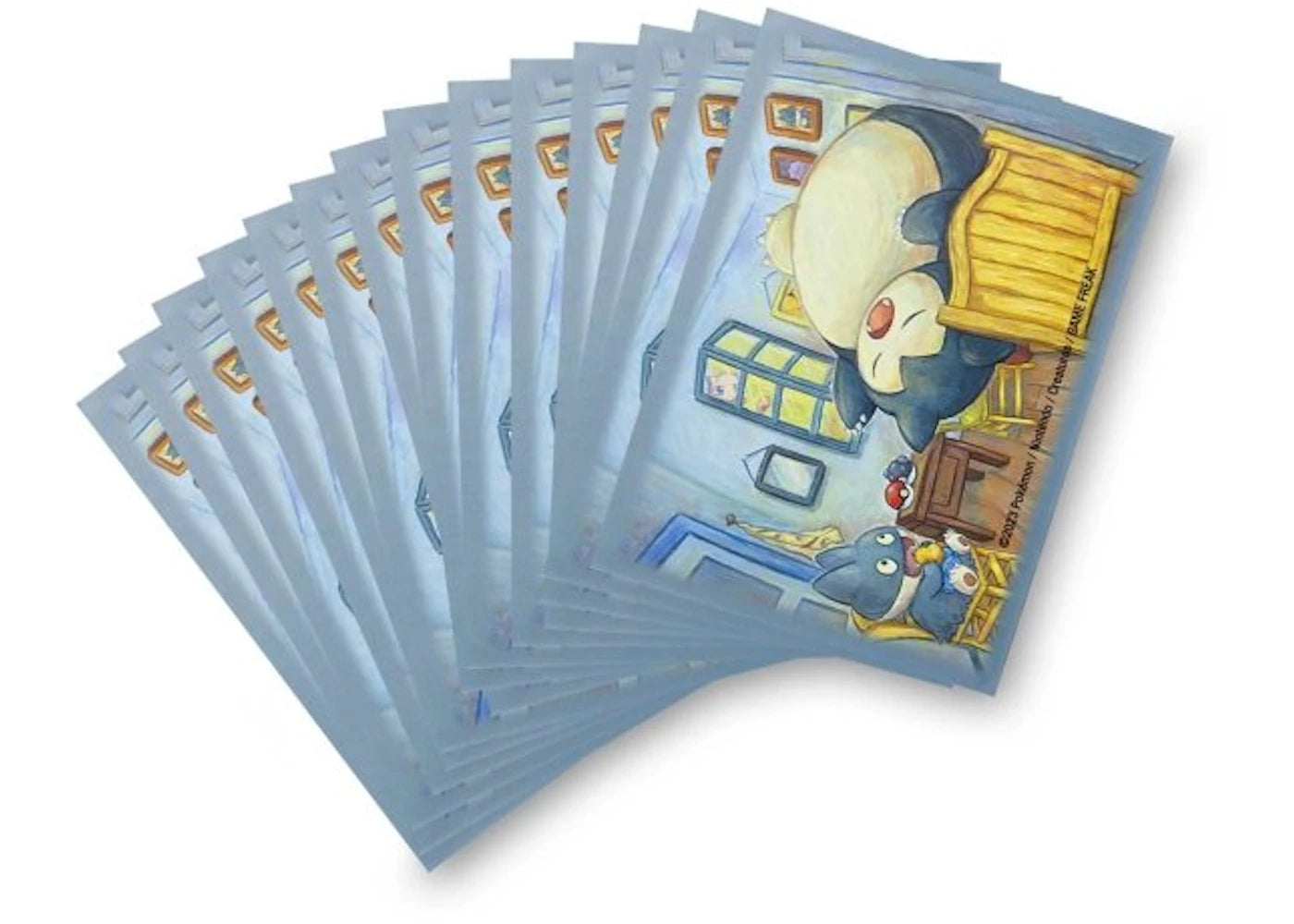 Pokemon Center x Van Gogh Museum: Munchlax & Snorlax Inspired by The Bedroom 65 Card Sleeves