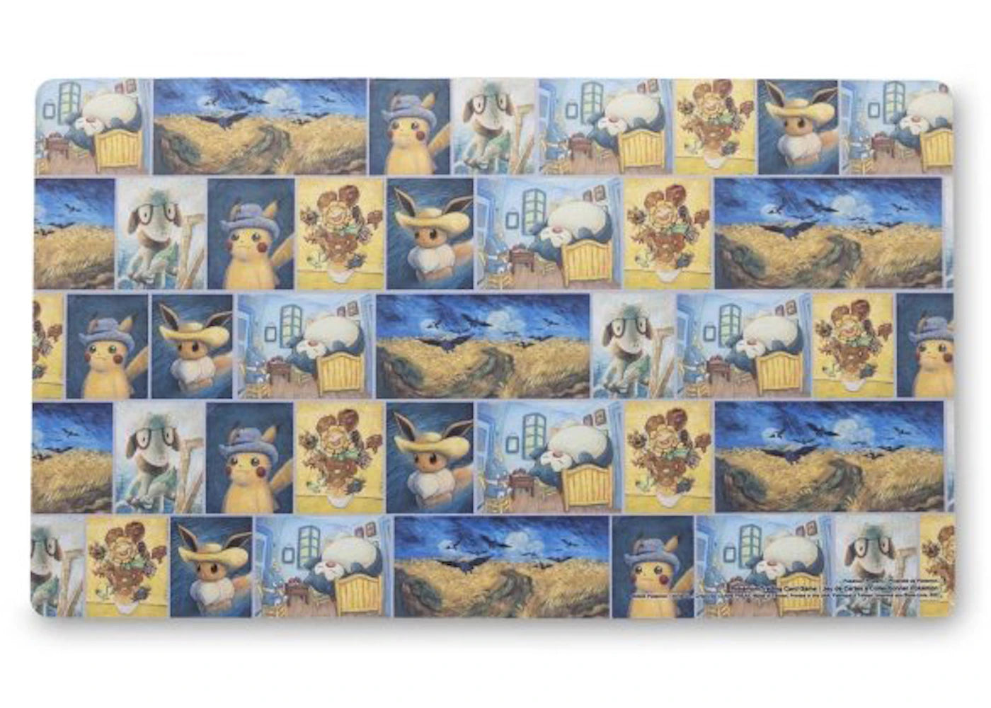 Pokemon Center x Van Gogh Museum: Pokemon Inspired by Paintings Playmat