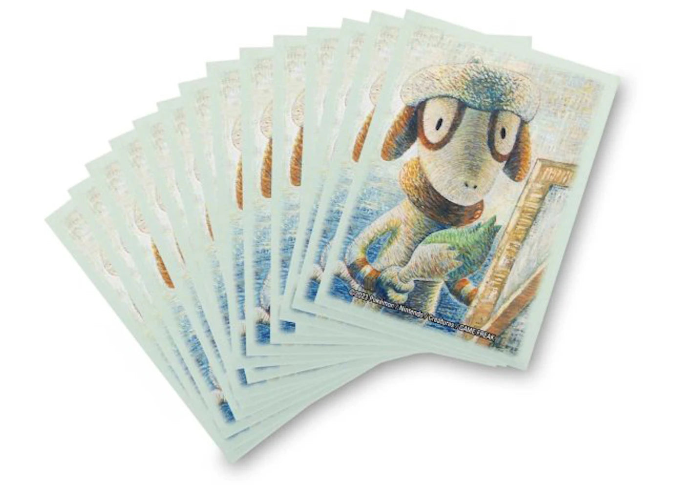 Pokemon Center x Van Gogh Museum: Smeargle Inspired by Self-Portrait as a Painter 65 Card Sleeves