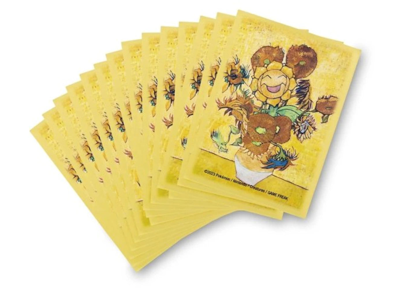 Pokemon Center x Van Gogh Museum: Sunflora Inspired by Sunflowers 65 Card Sleeves