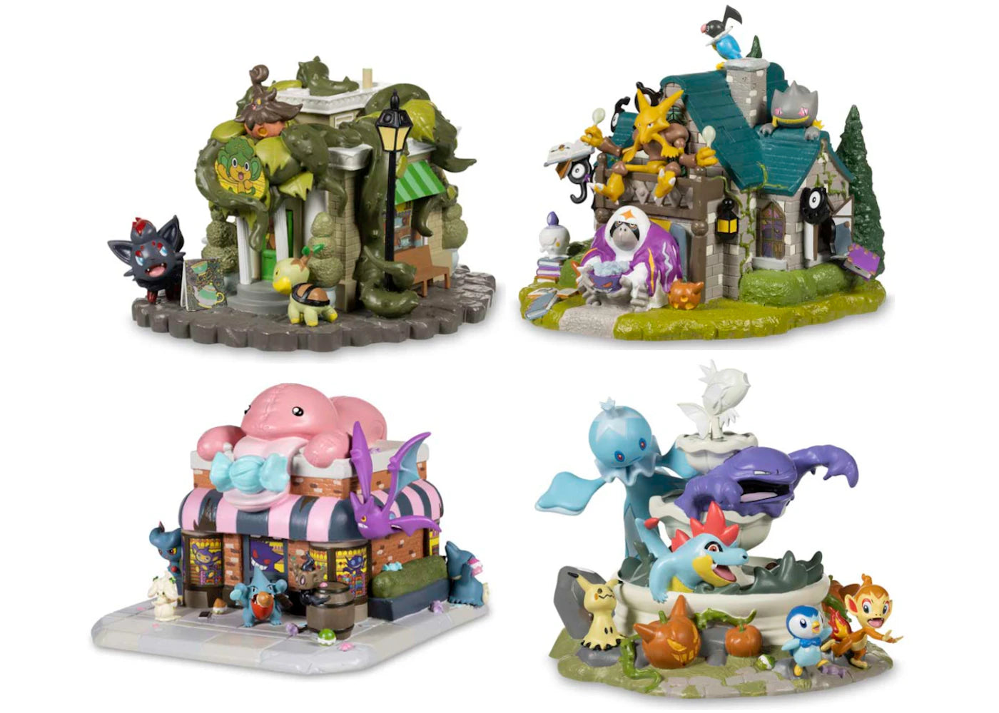 Pokemon Haunted Pokemon Village 4 Figure Set