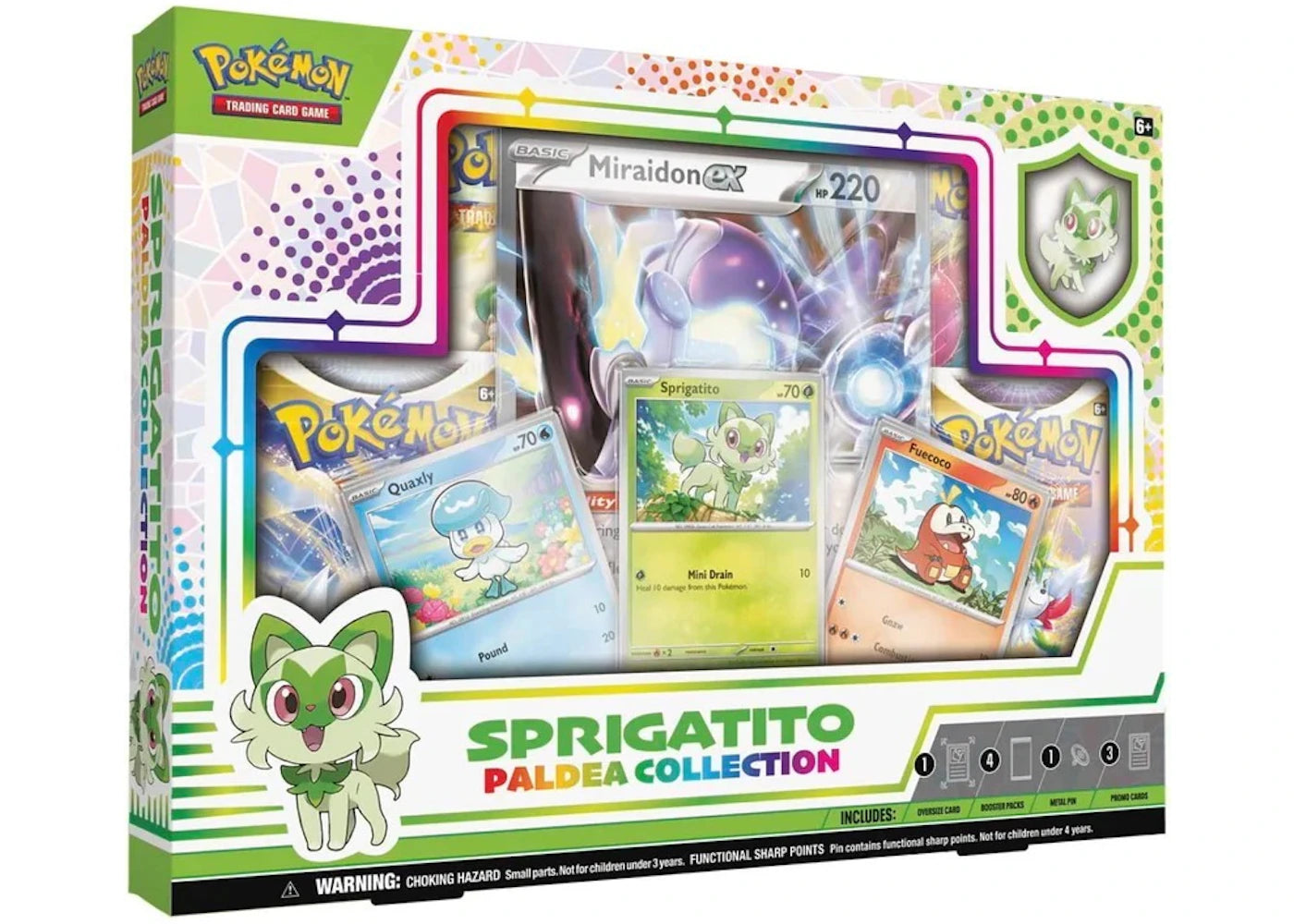 Pokèmon Paldea Pin Sprigatito Collection Box