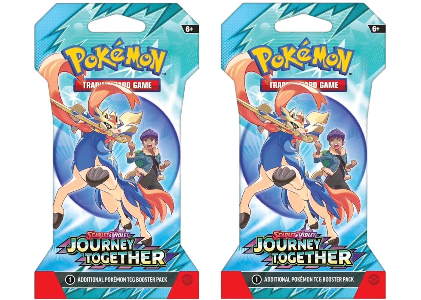 Pokémon Scarlet & Violet Journey Together Booster Pack 2x Lot