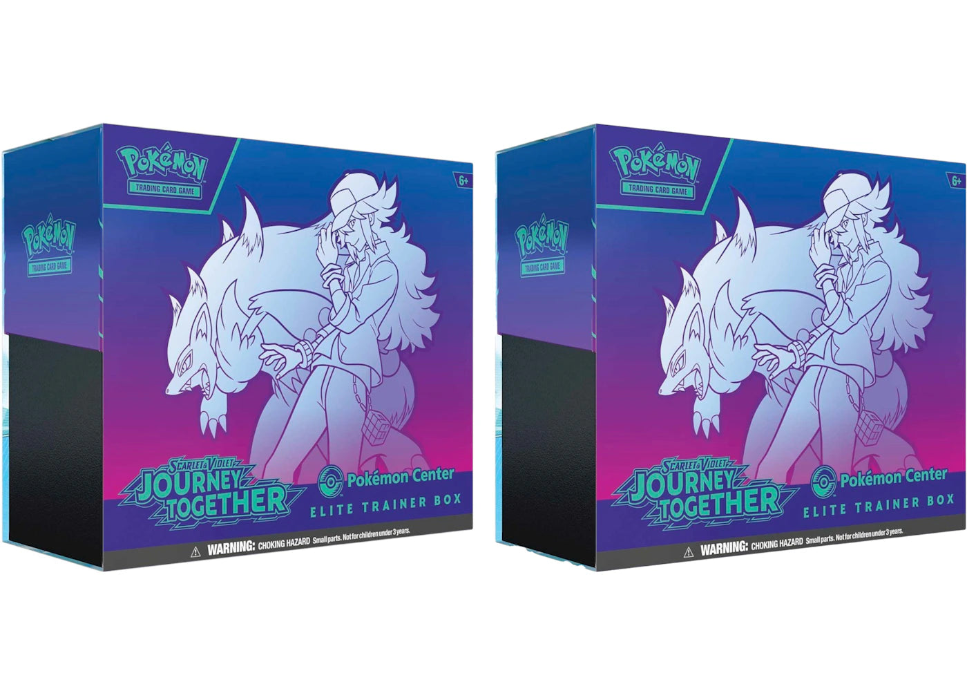 Pokémon Scarlet & Violet Journey Together Pokemon Center Elite Trainer Box 2x Lot