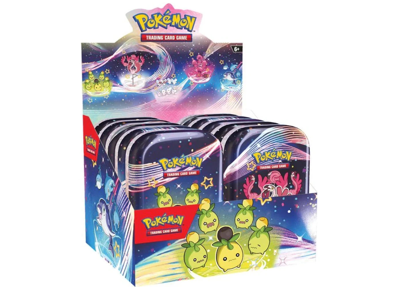 Pokèmon Scarlet & Violet Paldean Fates Mini Tin Full Display Box