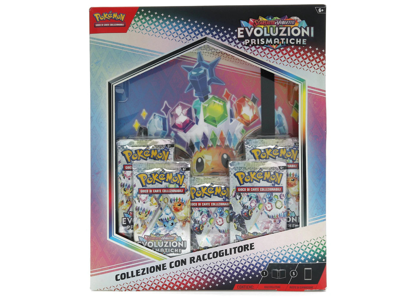 Pokémon Scarlet & Violet Prismastic Evolution Binder Collection (Italian)
