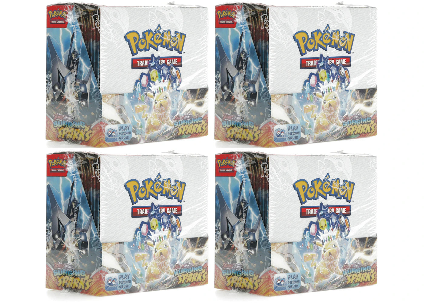 Pokémon Scarlet & Violet Surging Sparks Booster Display Box 4x Lot