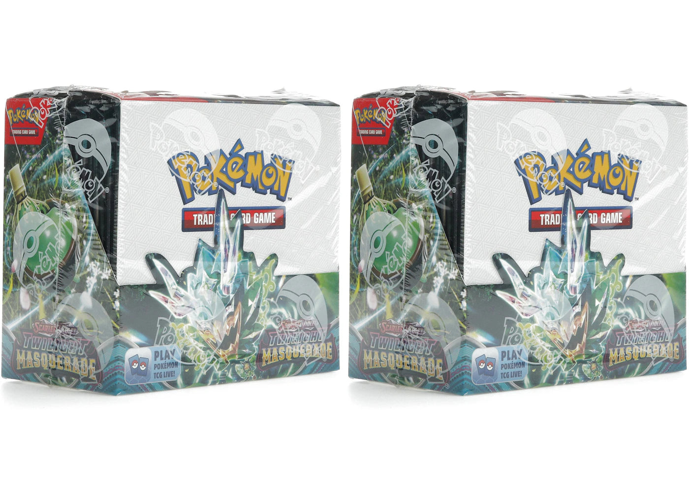 Pokémon Scarlet & Violet Twilight Masquerade Booster Box 2x Lot